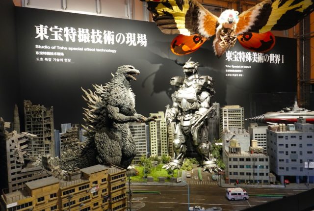 ゴジラ×モスラ×メカゴジラ 東京SOSのジオラマ
