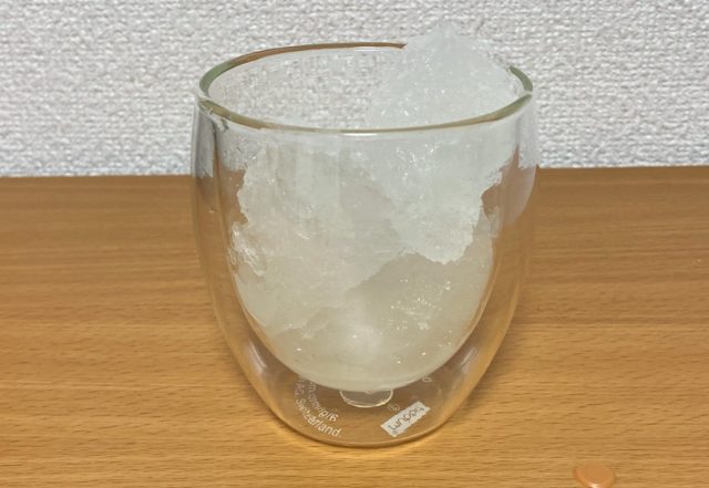 香るかぼすで作ったシャーベット